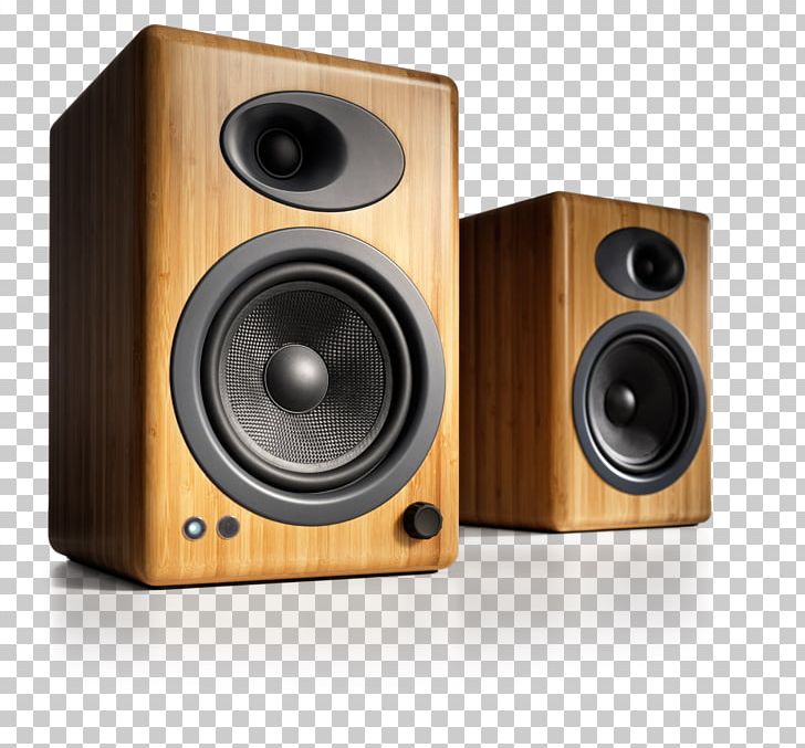 Audioengine A5+ Powered Speakers Loudspeaker PNG, Clipart, Audio, Audio Equipment, Audiophile, Bamboo, Bookshelf Speaker Free PNG Download