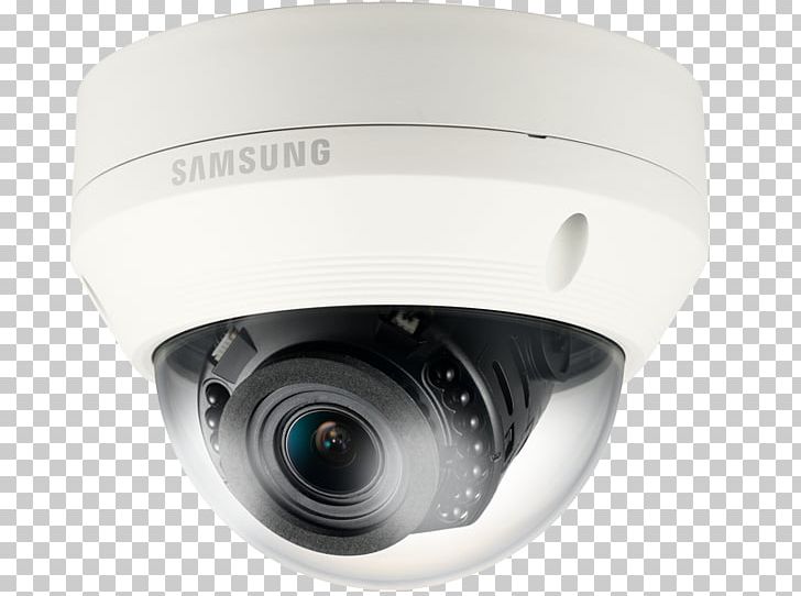 IP Camera Closed-circuit Television Samsung 1.3Mp Hd Vandal-Resistant Ir Dome Camera Video Cameras PNG, Clipart, Angle, Bewakingscamera, Camera, Camera Lens, Cameras Optics Free PNG Download