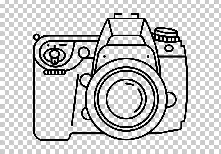 Nikon D750 Dslr Camera Lineart - Camara Nikon Para Colorear - Free  Transparent PNG Download - PNGkey
