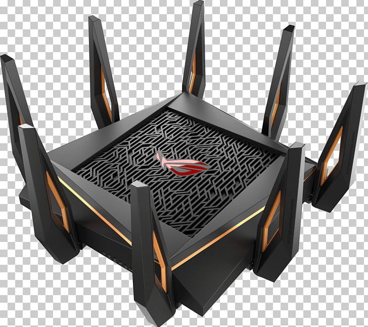 Laptop Router IEEE 802.11ax Republic Of Gamers Wi-Fi PNG, Clipart, 10 Gigabit Ethernet, Asus, Asus Rog, Automotive Exterior, Computer Network Free PNG Download