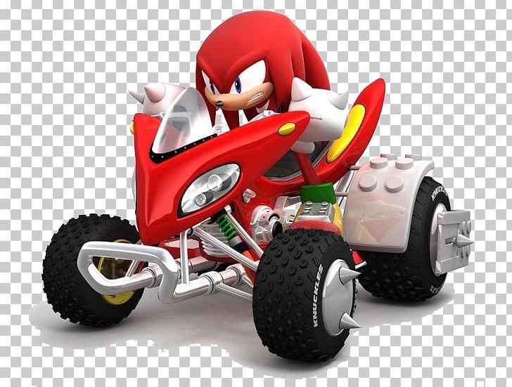 Sonic & Sega All-Stars Racing Sonic & Knuckles Sonic & All-Stars Racing Transformed Knuckles The Echidna Xbox 360 PNG, Clipart, Amy Rose, Automotive Exterior, Car, Mega Drive, Motorcycle Accessories Free PNG Download