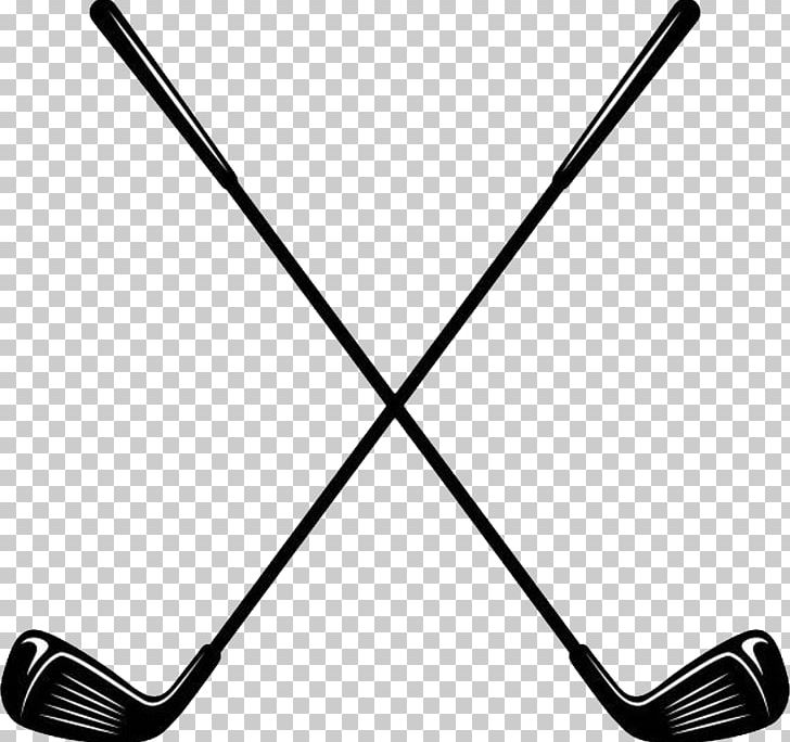 Golf Clubs Iron Putter Golf Tees PNG, Clipart, Angle, Ball, Black, Black And White, Country Club Free PNG Download