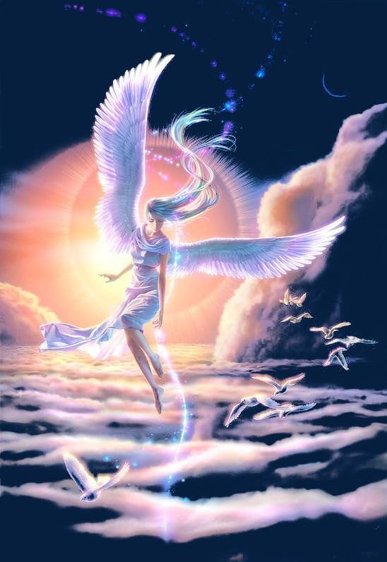 Angel Girl PNG, Clipart, Angel, Angel Clipart, Beautiful, Clouds, Effect Free PNG Download
