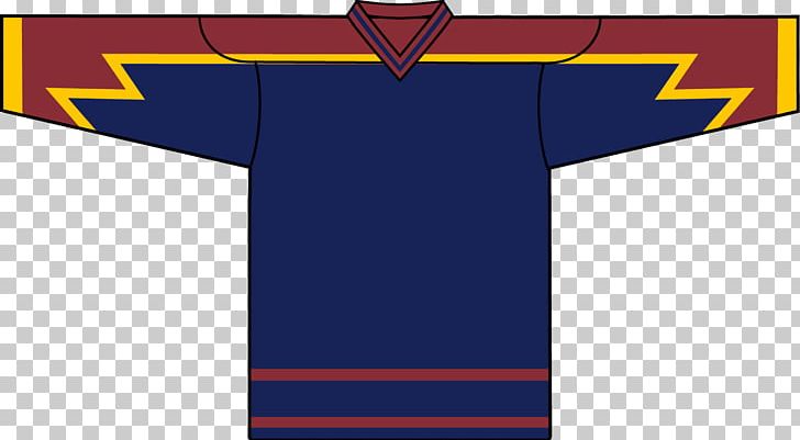 T-shirt Hockey Jersey NHL Uniform Sleeve PNG, Clipart, Angle, Atlanta, Away, Blue, Brand Free PNG Download