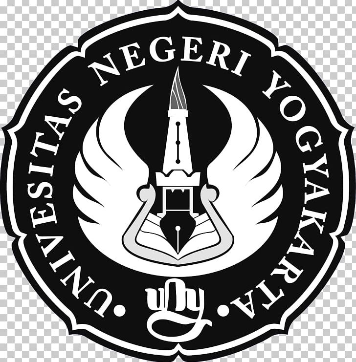 Yogyakarta State University Janabadra University Islamic University Of Indonesia Public University PNG, Clipart, Badge, Black And White, Brand, Circle, College Free PNG Download