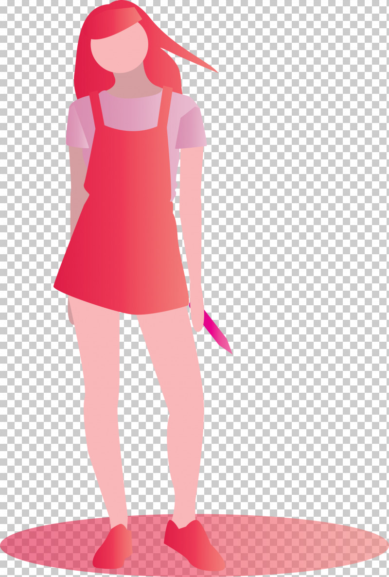 Fashion Girl PNG, Clipart, Costume, Fashion Girl, Magenta, Pink, Standing Free PNG Download