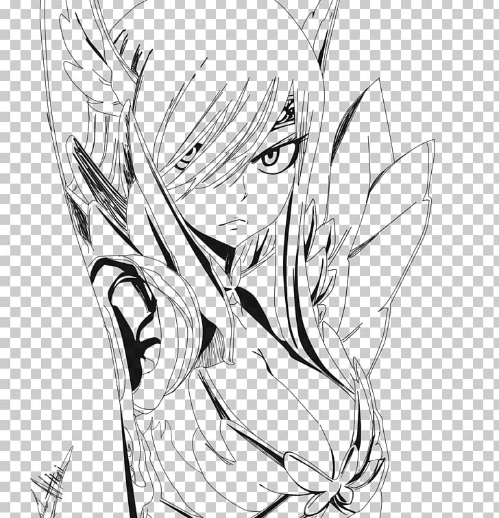 Erza Scarlet Mangaka Sketch PNG, Clipart, Arm, Art, Artist, Artwork, Black Free PNG Download