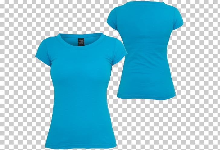 T-shirt Sleeve Blouse Top Turquoise PNG, Clipart, Active Shirt, Aqua, Azure, Blouse, Blue Free PNG Download