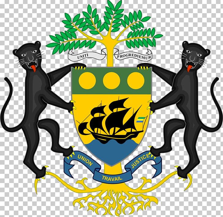 Coat Of Arms Of Gabon Flag Of Gabon Armed Forces Of Gabon PNG, Clipart, Artwork, Coat Of Arms, Coat Of Arms Of Gabon, Flag, Human Behavior Free PNG Download
