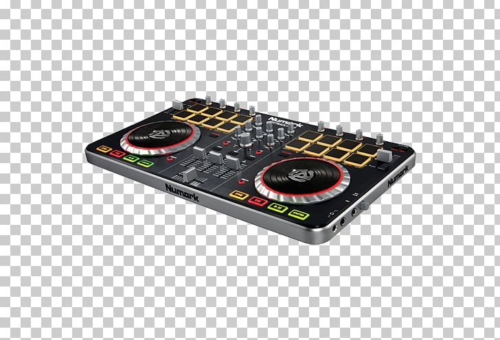 DJ Controller Numark Industries Disc Jockey Audio Mixers MIDI PNG, Clipart, Audio Control Surface, Audio Equipment, Audio Mixers, Disc Jockey, Electronic Instrument Free PNG Download