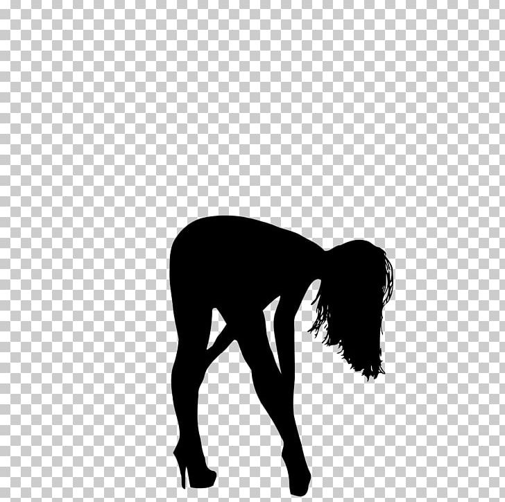 Silhouette Woman PNG, Clipart, Animals, Arm, Black, Black And White, Carnivoran Free PNG Download