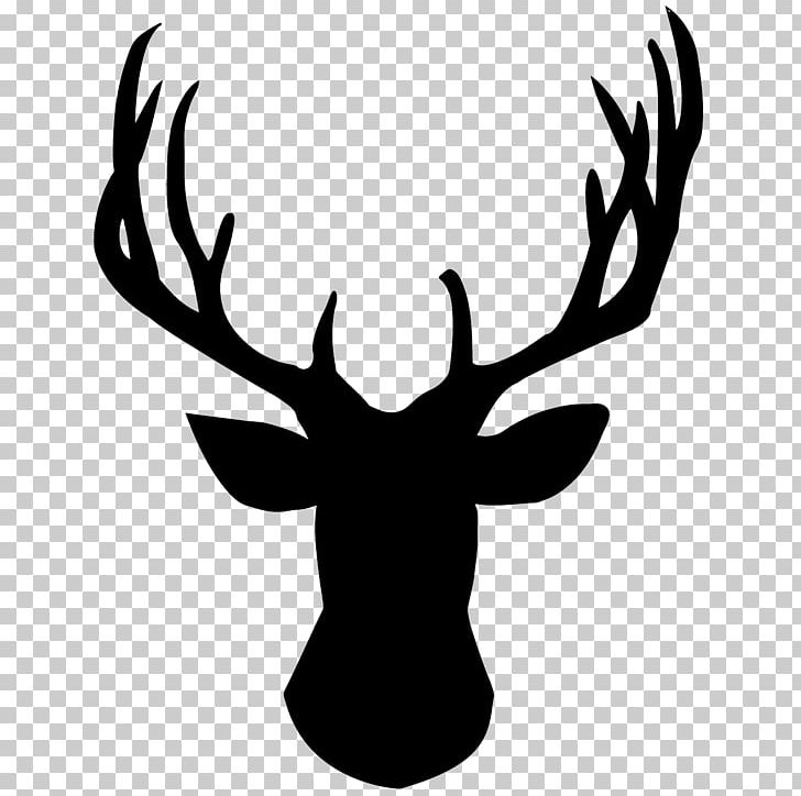 White-tailed Deer Reindeer PNG, Clipart, Animals, Antler, Black And White, Clip Art, Deer Free PNG Download
