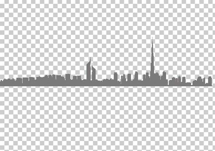 E-Walls Studio Dubai Skyline Silhouette PNG, Clipart, Black And White, City, Cityscape, Color, Dubai Free PNG Download