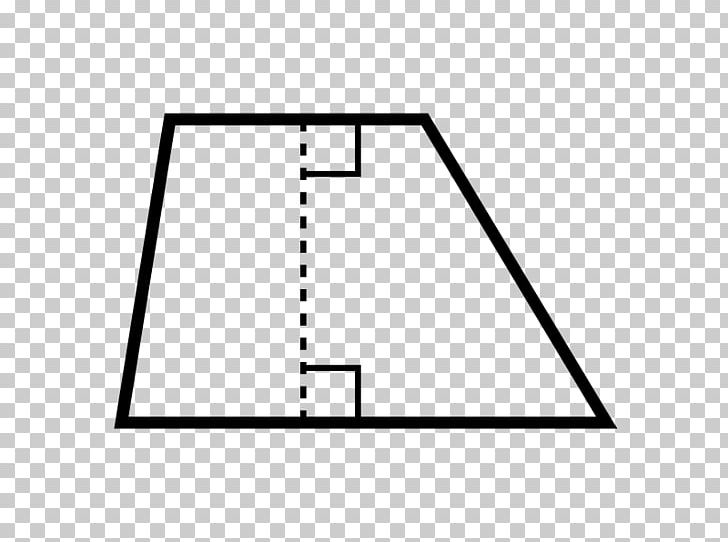 Trapezoid Quadrilateral Polygon Geometry Angle PNG, Clipart, Angle, Area, Black, Black And White, Diagram Free PNG Download