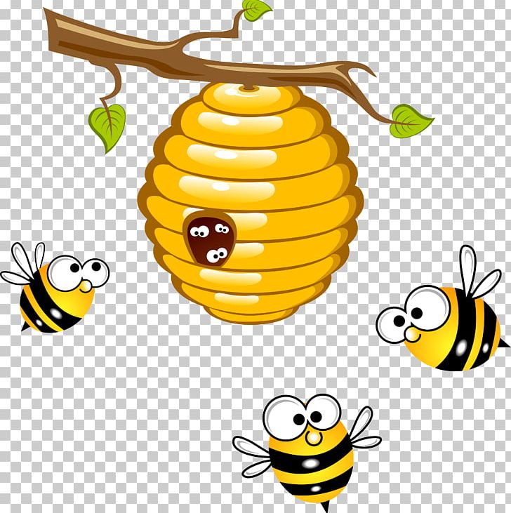 Beehive Honey Bee Bumblebee PNG, Clipart, Bee, Beehive, Bumblebee, Clip Art, Food Free PNG Download