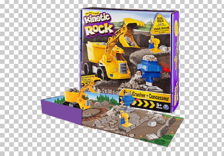 kinetic sand rock crusher playset