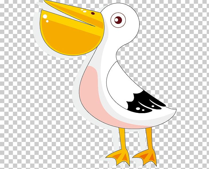 Duck Pelican Cartoon Illustration PNG, Clipart, Art, Balloon Cartoon, Beak, Bird, Birds Free PNG Download