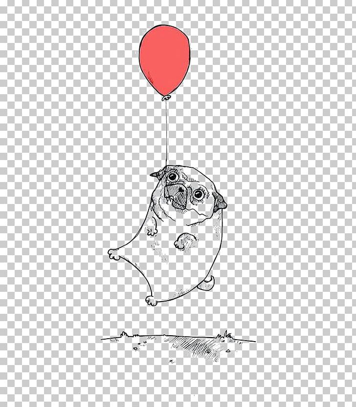 Shar Pei Pug Bulldog Border Collie Balloon Dog PNG, Clipart, Art, Balloon Cartoon, Bird, Carnivoran, Cartoon Free PNG Download