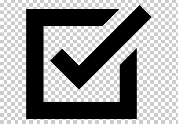 Checkbox Computer Icons Check Mark PNG, Clipart, Angle, Black, Black And White, Brand, Checkbox Free PNG Download
