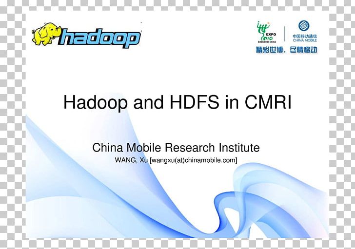 China Mobile Research Institute Mobile Phones Telecommunications Industry Cloud Computing PNG, Clipart, Apac, Apache Hadoop, Area, Bill Huang, Blue Free PNG Download