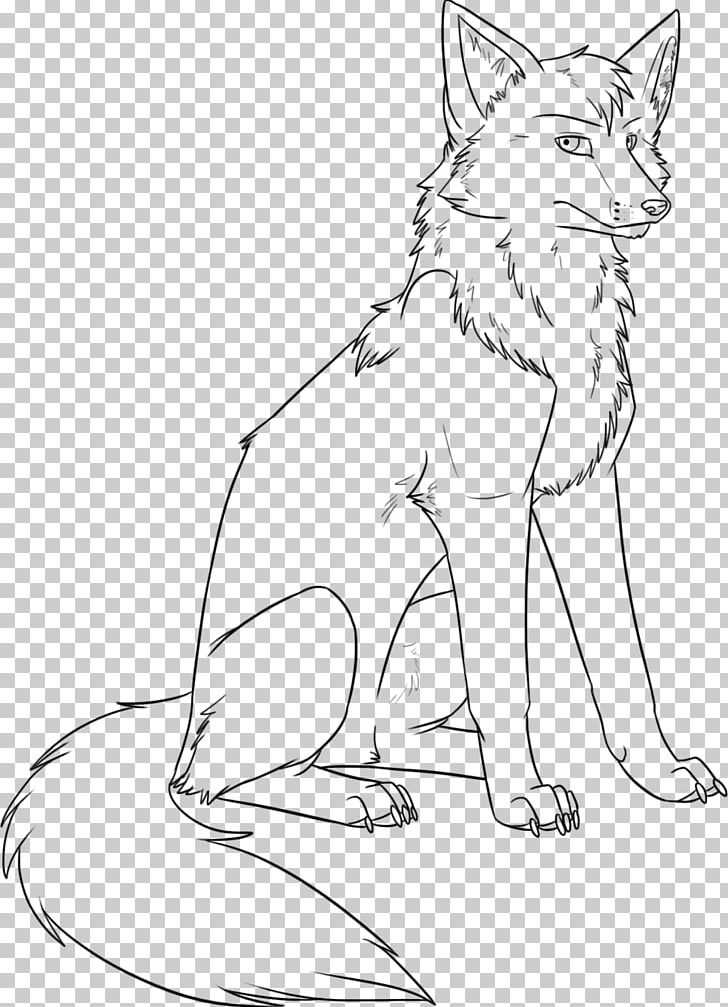 Line Art Red Fox Drawing PNG, Clipart, Animals, Artwork, Black And White, Carnivoran, Cat Free PNG Download