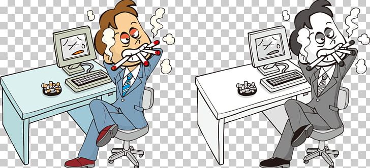 Smoking Man Vecteur PNG, Clipart, Business, Business Card, Business Man, Business Vector, Cartoon Free PNG Download