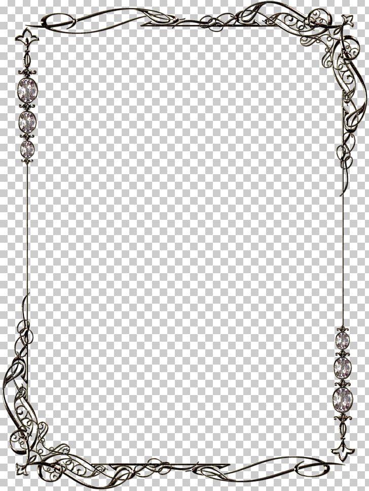 Microsoft Word Frames PNG, Clipart, Black And White, Body Jewelry, Chain, Clip Art, Download Free PNG Download