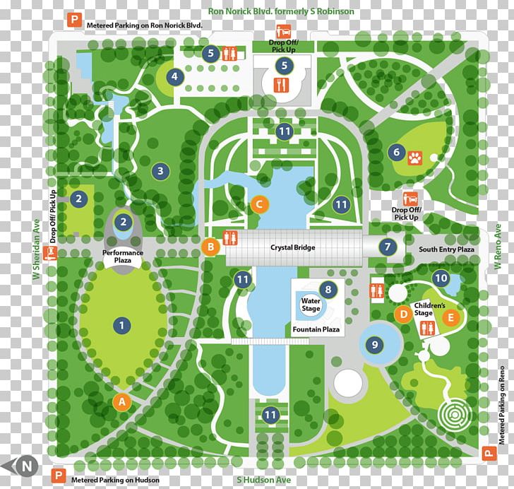 Myriad Botanical Gardens Cox Convention Center French Formal Garden Map PNG, Clipart, Area, Botanical Garden, Capability Brown, Conservatory, Cox Free PNG Download