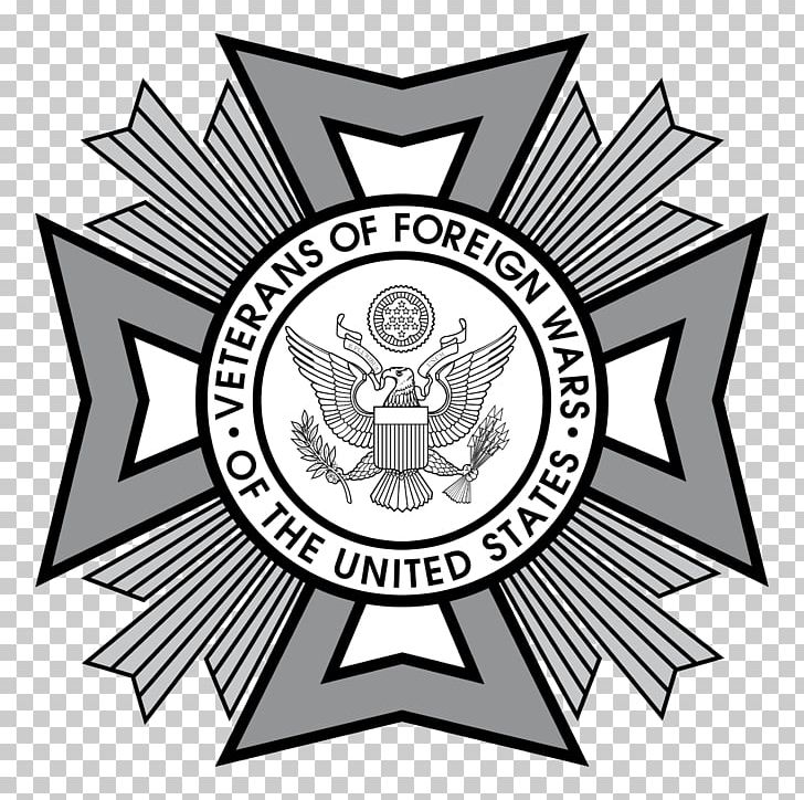 Veterans Of Foreign Wars Graphics Logo Department Of Illinois VFW PNG, Clipart, Area, Badge, Black And White, Brand, Circle Free PNG Download