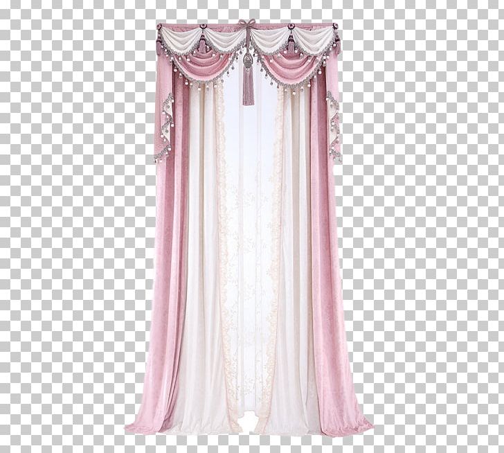 Curtain Window Pink Tela PNG, Clipart, Adobe Illustrator, Cloth, Color, Curtains, Decor Free PNG Download