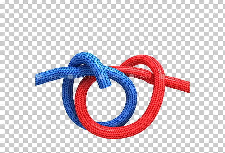 Rope Knot Electric Blue PNG, Clipart, Electric Blue, Flemish Bend, Hardware Accessory, Knot, Rope Free PNG Download