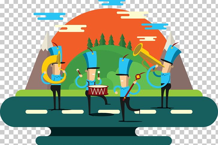 Musical Ensemble Musical Instrument Illustration PNG, Clipart, Animation, Area, Band, Band, Band Performance Free PNG Download