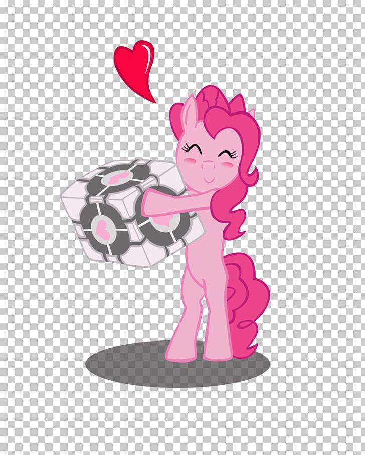 Pinkie Pie Pony Love PNG, Clipart, Cartoon, Companion, Companion Cube, Deviantart, Equestria Free PNG Download