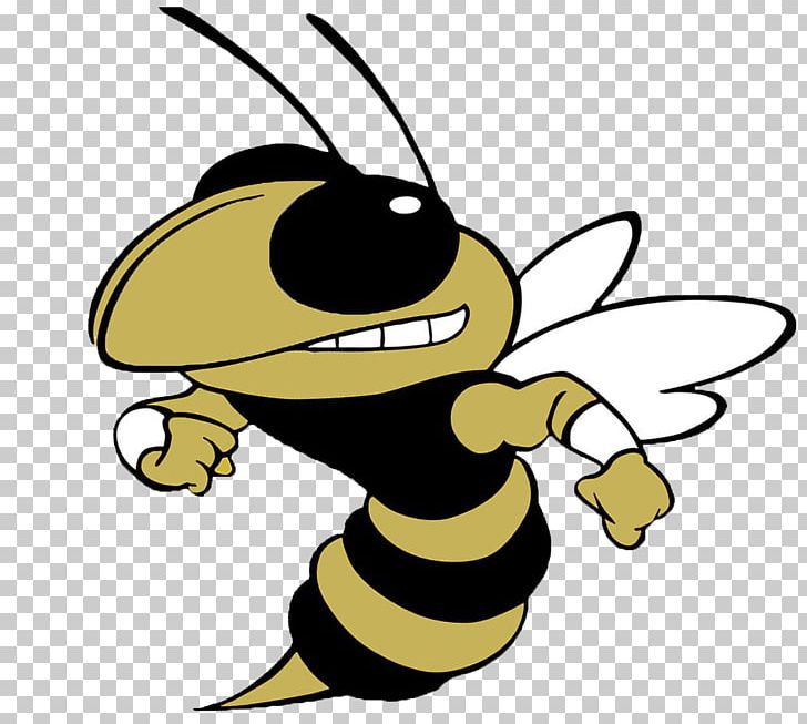 T. L. Hanna High School Honey Bee Georgia Tech Yellow Jackets Football National Secondary School PNG, Clipart, Anderson, Artwork, Bee, Cartoon, Education Science Free PNG Download