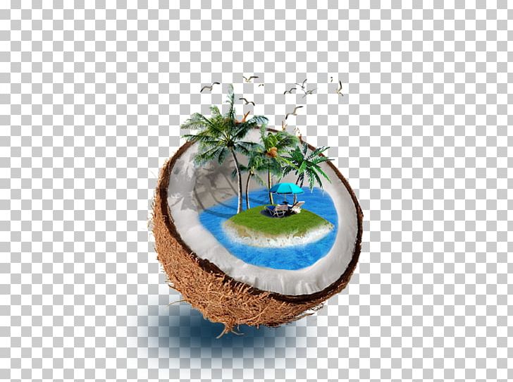 Coconut Water Tree Illustration PNG, Clipart, Cartoon, Coconut, Coconut Tree, Coconut Water, Creative Free PNG Download