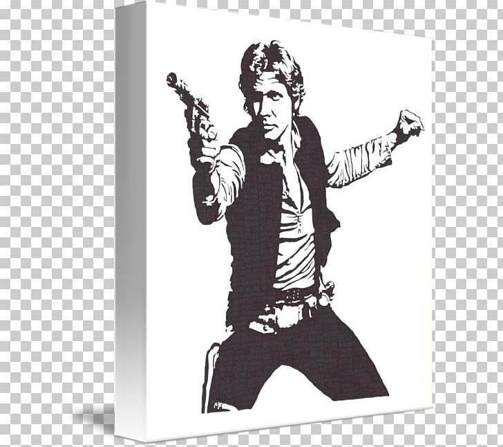 Han Solo Anakin Skywalker Stencil Wall Decal Star Wars PNG, Clipart, Anakin Skywalker, Art, Black And White, Fantasy, Han Shot First Free PNG Download