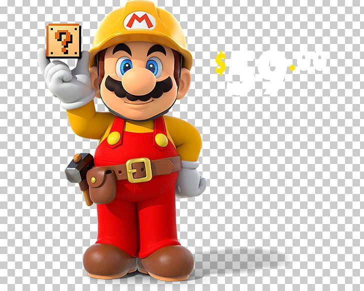 Super Mario Maker Super Mario Bros. Super Mario 64 PNG, Clipart, Action Figure, Clear, Dr Mario, Figurine, Luigi Free PNG Download