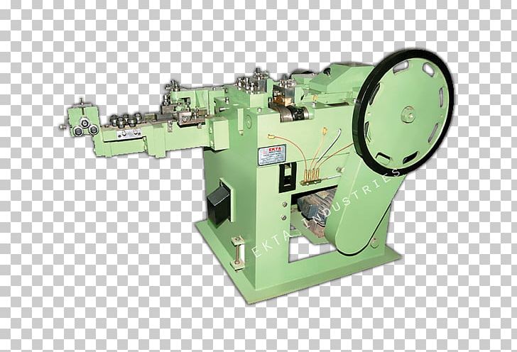 Machine Tool Ekta Nail Machine Manufacturing Wire Nail Making Machine PNG, Clipart, Barbed Wire, Chainlink Fencing, Cylinder, Cylindrical Grinder, Fence Free PNG Download