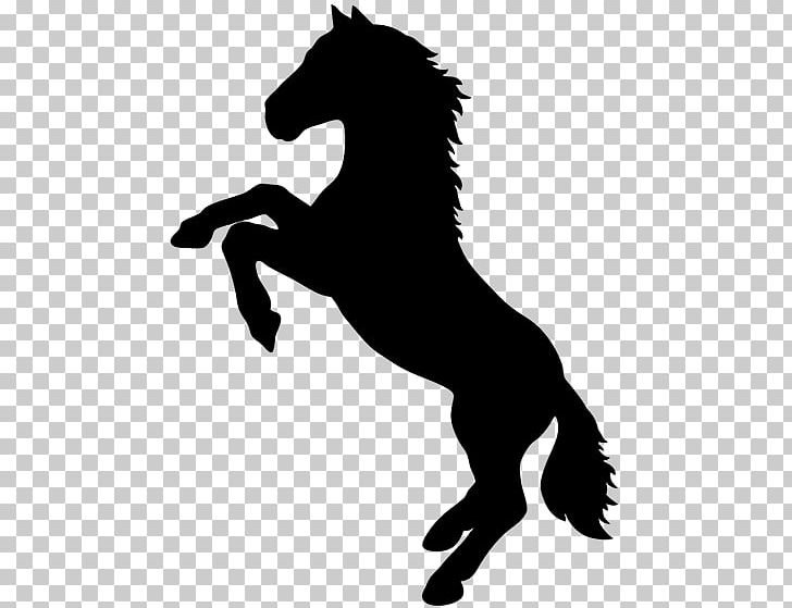 Horse Stallion Rearing Silhouette PNG, Clipart, Animal, Animals, Black, Black And White, Colt Free PNG Download