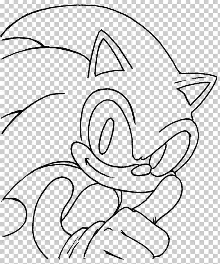 Sonic The Hedgehog Shadow The Hedgehog Knuckles The Echidna Drawing Coloring Book PNG, Clipart, Angle, Black, Carnivoran, Cat Like Mammal, Face Free PNG Download