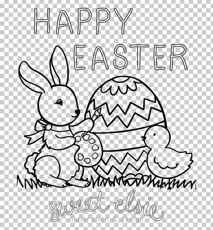 Illustration Rabbit Cartoon Design PNG, Clipart, Area, Art, Black And White, Cartoon, Colorful Easter Free PNG Download