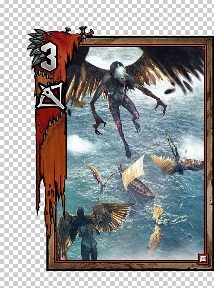 Gwent: The Witcher Card Game Harpy Monster Vedmak PNG, Clipart, Art, Cd Projekt, Fauna, Fiction, Fictional Character Free PNG Download