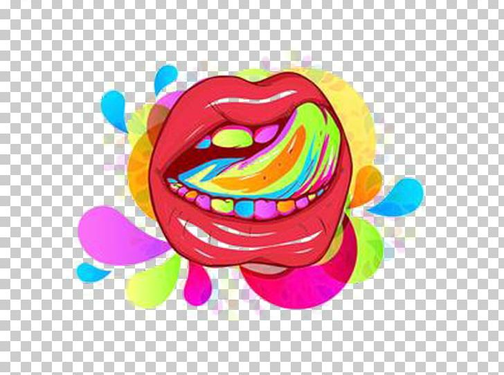 T-shirt Stock Photography Lip Clothing PNG, Clipart, Cartoon Lips, Circle, Color, Confectionery, Creative Free PNG Download