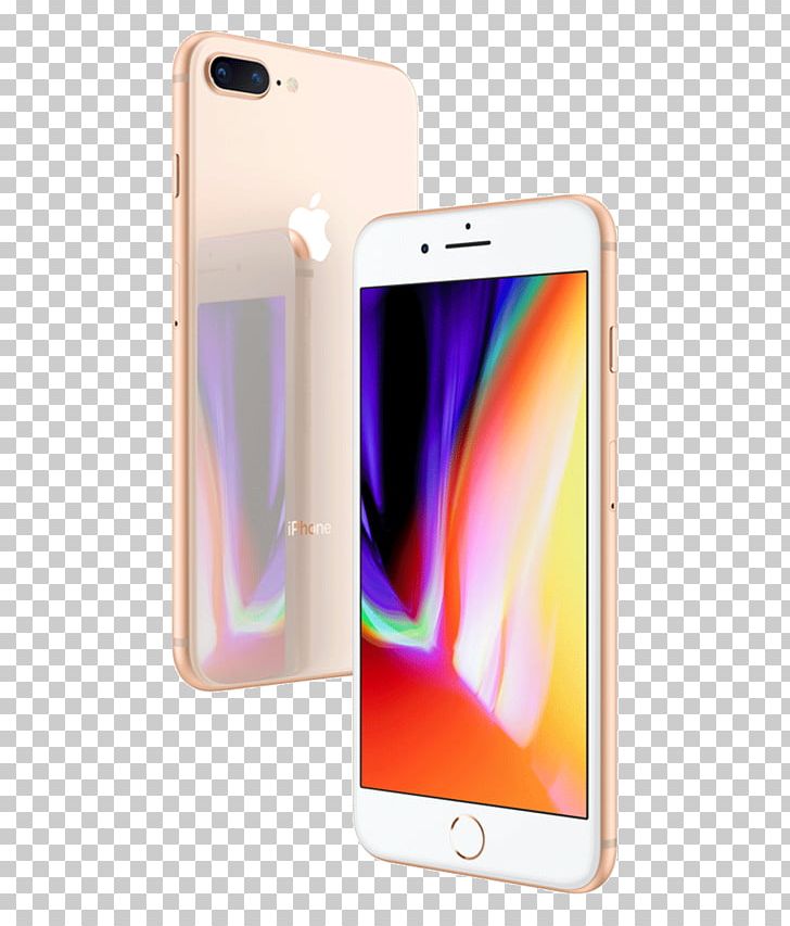 IPhone 8 Plus IPhone X Apple A11 Telephone PNG, Clipart, Apple A11, Electronic Device, Electronics, Gadget, Gold Free PNG Download