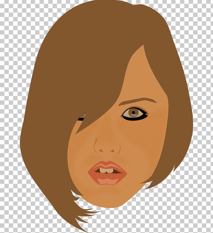 Brown Hair Woman PNG, Clipart, Art, Beauty, Bob Cut, Brown Hair, Cartoon Free PNG Download