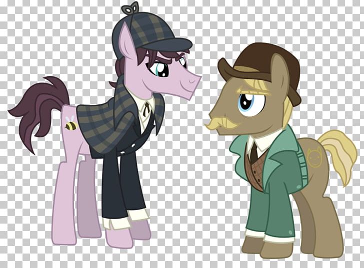 Pony Sherlock Holmes Mycroft Holmes Dr. Watson Rarity PNG, Clipart, Cartoon, Fan Art, Fictional Character, Holmes And Watson, Horse Free PNG Download