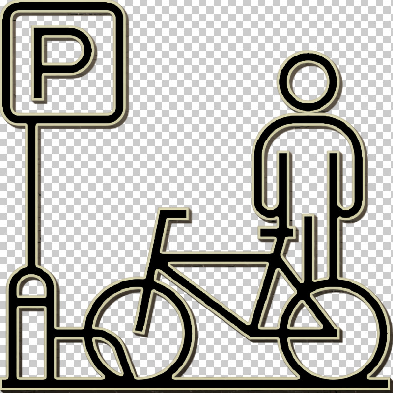 Bicycle Parking Icon City Elements Icon Urban Icon PNG, Clipart, Black, Black And White, City Elements Icon, Geometry, Line Free PNG Download