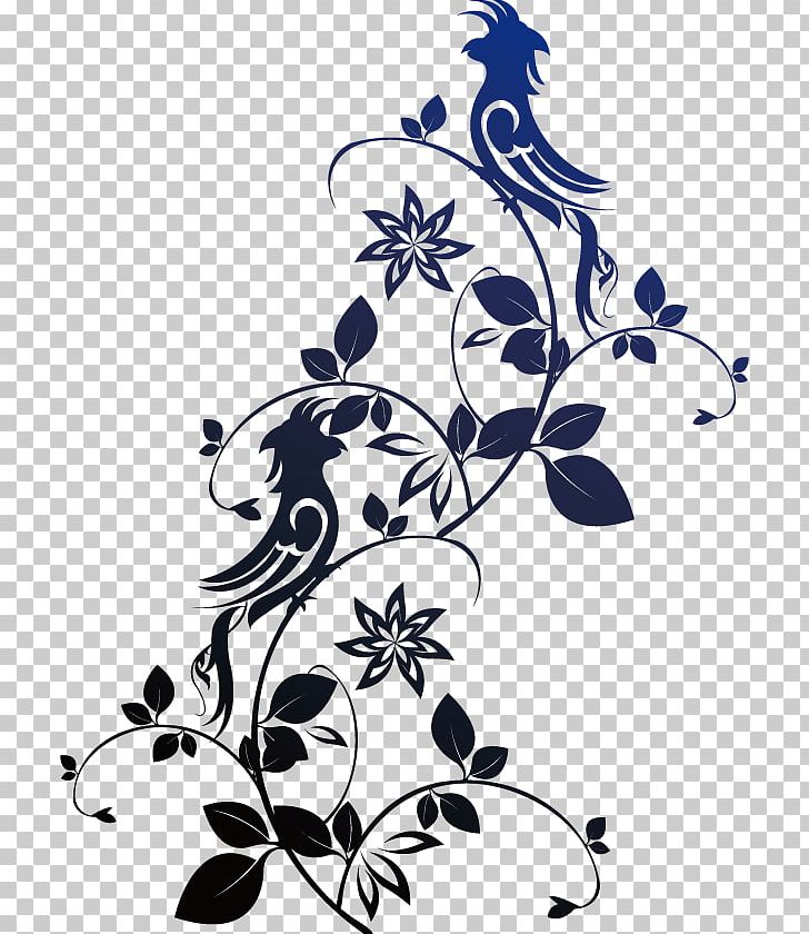 Bird Flower Pattern PNG, Clipart, Animals, Bird Cage, Bird Vector, Branch, Christmas Decoration Free PNG Download