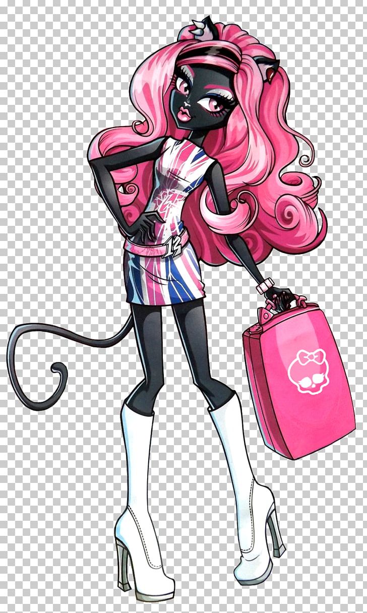 Monster High Friday The 13th Catty Noir Doll C.A. Cupid Manny Taur PNG, Clipart, Art, Cartoon, Doll, Fashion Illustration, Fictional Character Free PNG Download
