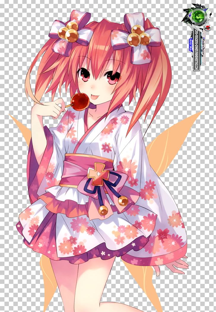 Hyperdimension Neptunia Fairy Fencer F Kimono Game PlayStation 4 PNG, Clipart, Anime, Art, Cg Artwork, Fictional Character, Flower Free PNG Download